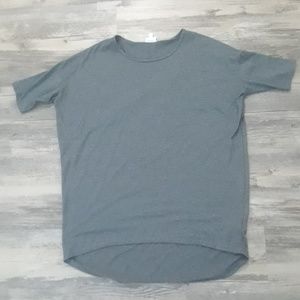 Lularoe Irma Size S black and grey stripe